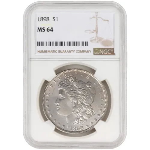 1898 Morgan Dollar - NGC MS64