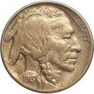 1913 D Buffalo Nickel Type 1 - AU (Almost Uncirculated)
