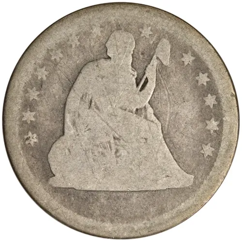 1843 O Seated Liberty Quarter - Fair (F2)