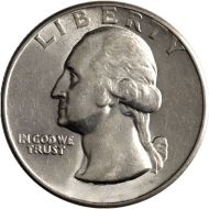 1939 Washington Quarter - Almost Uncirculated