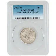 2019 W War in the Pacific National Park Quarter - PCGS MS65