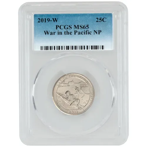 2019 W War in the Pacific National Park Quarter - PCGS MS65