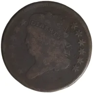 1809 1/2 Cent - Good