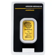 10 gram Gold Bar - Argor-Hereus (In Assay Card)
