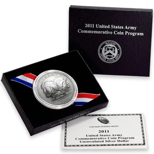 2011 Army Silver Uncirculated Silver Dollar