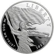 2012 Star-Spangled Banner Proof Silver Dollar