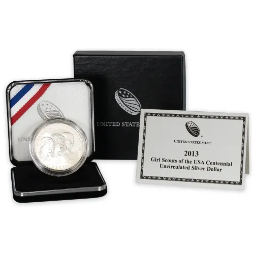 2013 Girl Scouts of the USA Centennial Uncirculated Silver Dollar