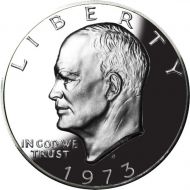 1973 Proof Eisenhower Dollar - Silver