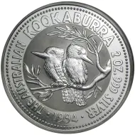1994 Australia 2oz Silver Kookaburra