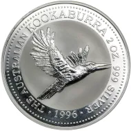 1996 Australia 2oz Silver Kookaburra