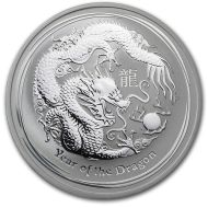 2012 Australia 1oz Silver Year of the Dragon