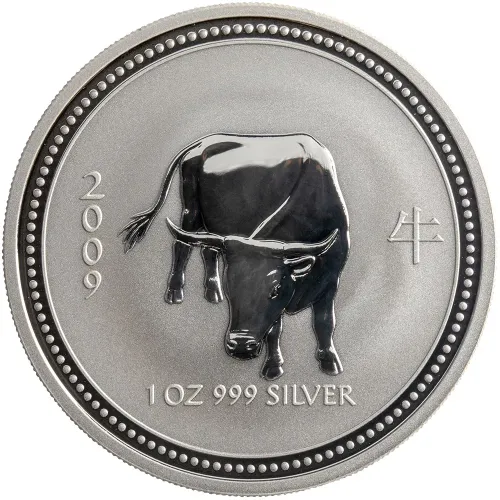 2007 (2009) Australia 1oz Silver Year of the Ox