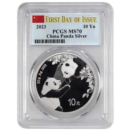 2023 Chinese Silver Panda 30gr - PCGS MS70