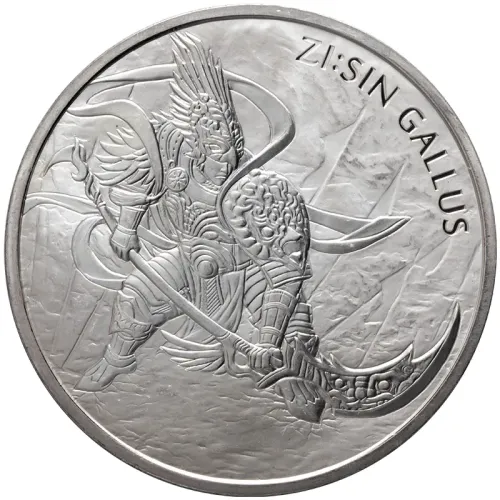 2017 Korea 1 Clay 1oz Silver - Zi: Sin Gallus