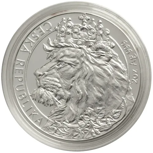 2021 Czech Republic 2oz Silver Lion - Niue Islands