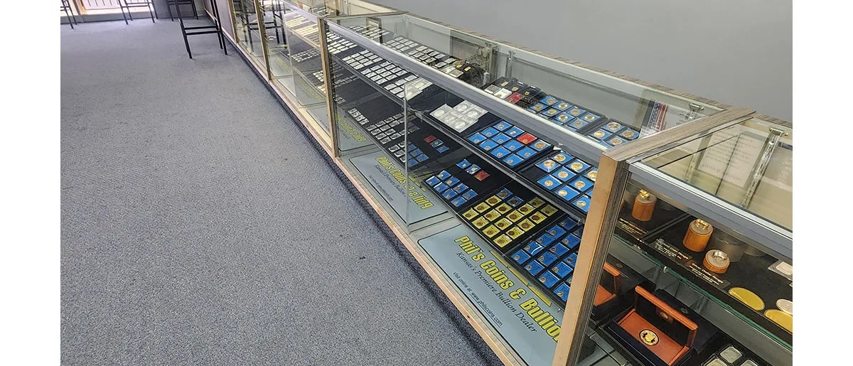 We carry a variety of Gold and Silver bullion and if you are looking for Platinum or Palladium we will gladly order those products for you.