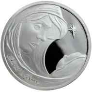 2024 Mary Adoring Baby Jesus 1oz .999 Silver Round