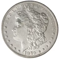 1879 S Morgan Dollar Rev of 78 - Almost Uncirculated #2