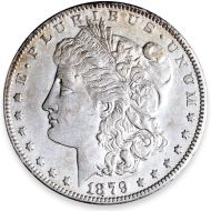 1879 S Morgan Dollar Rev of 78 - AU (Almost Uncirculated) Details - Improperly Cleaned #2