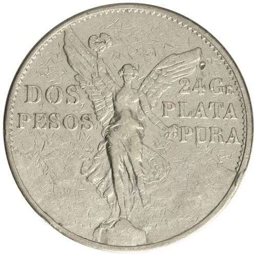 1921 Mexico Dos Pesos Centennial - Circulated #20