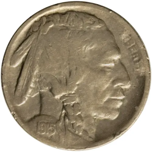 1915 S Buffalo Nickel - Very Fine Details Damaged