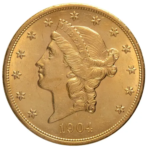 1904 $20 Liberty Gold Double Eagle - Brilliant Uncirculated