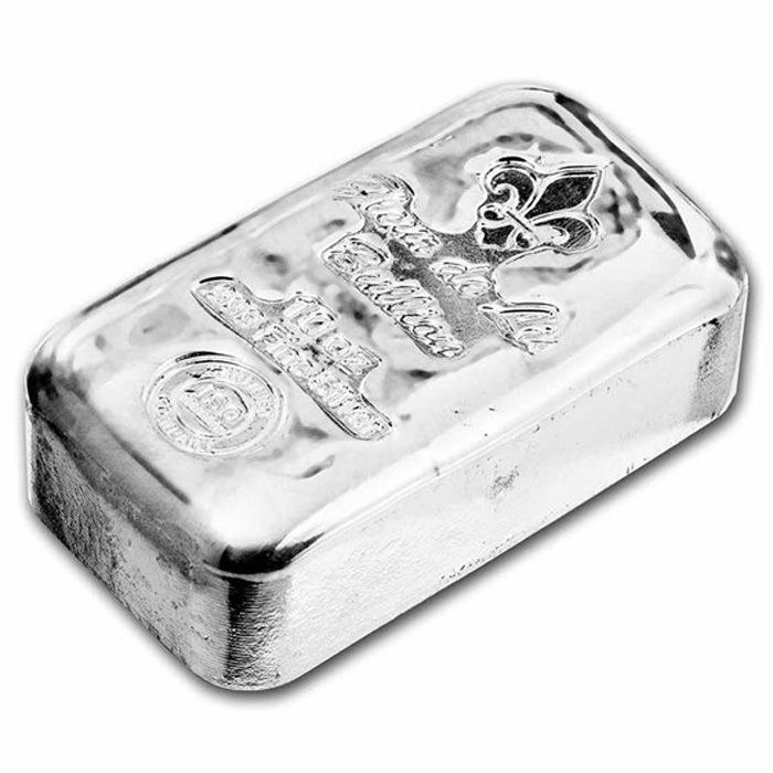 10 oz Silver Fleur de Lis Bullion Poured Bars Buying, Selling Gold